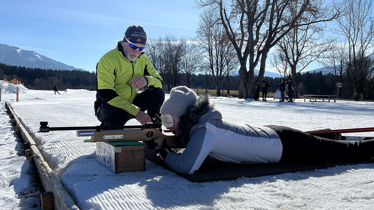 Biathlon-Schnupperkurs mit Haubenküchen-Genuss 1 Biathlon-Schnupperkurs