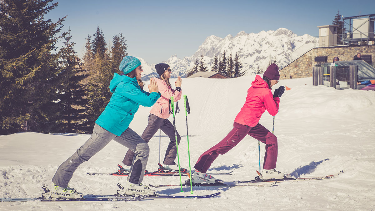 Neuer Trend: Yoga auf der Skipiste 1 Yoga auf der Skipiste