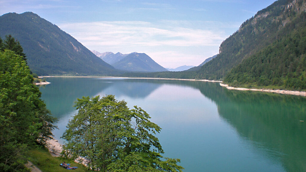 Entschleunigung am Sylvensteinsee 2 Sylvensteinsee