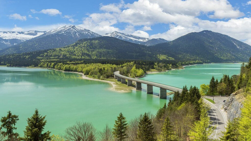 Entschleunigung am Sylvensteinsee 3 Sylvensteinsee