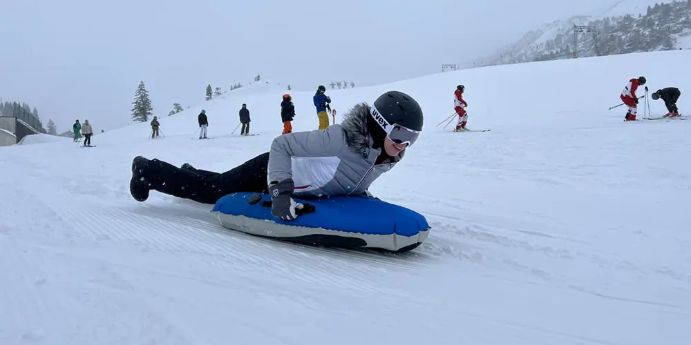 Mit dem Airboard über die Piste 6 Luftkissen