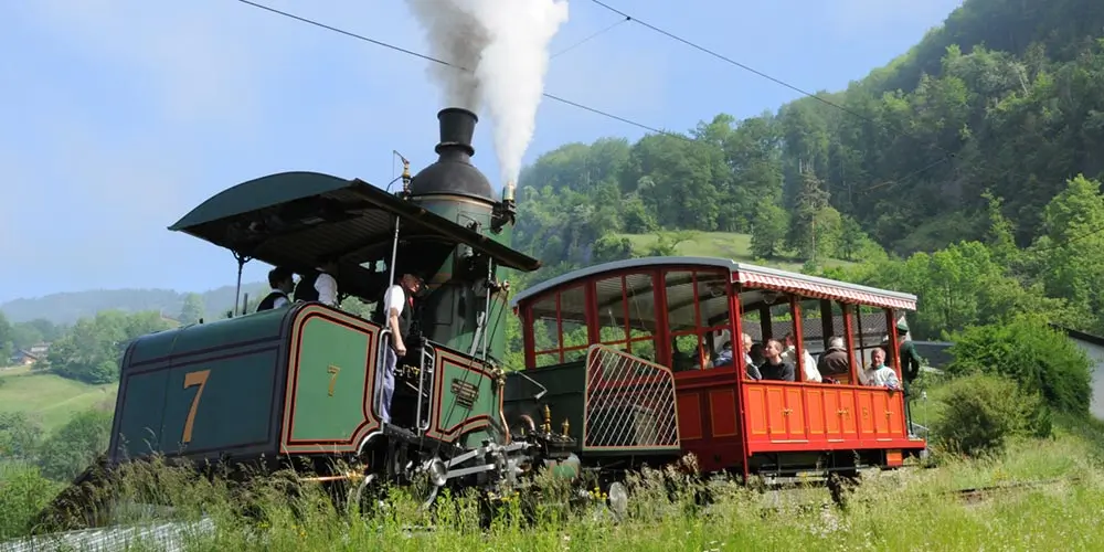 Bergbahn-Eldorado in der Zentralschweiz 2 Bergbahn Rigi-Bahn