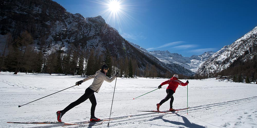 10 Wintersportaktivitäten im Aostatal 4 10 Wintersportaktivitäten im Aostatal 1000 Langlauf Aosta 10 Wintersportaktivitäten im Aostatal