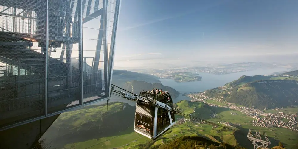 Bergbahn-Eldorado in der Zentralschweiz 8 Bergbahn Stanserhorn