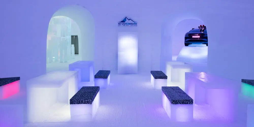 Das ICE CAMP: magische Eiskunst am Kitzsteinhorn 2 Ice Camp Ice Lounge