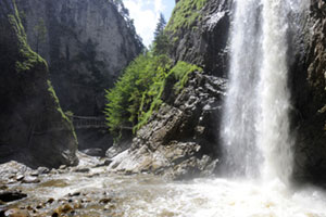 Wilder Wasserfall am Entlebuch