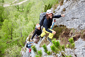 Spitzensportler werben für das Berchtesgadener Land 2 Extremkletterer Thomas Huber ©SC Grünstein Klettersteig eV
