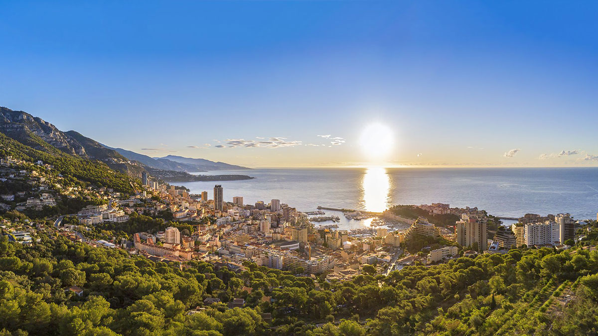 Die Alpen im Fürstentum Monaco 1 Fürstentum Monaco Alpen