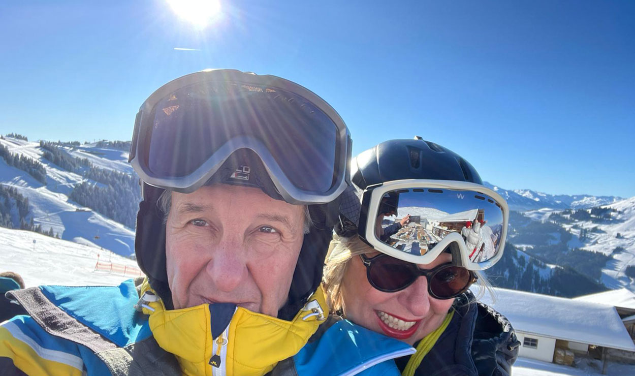 Kann der CEO auch Hütte? 3 Die Hüttenwirte Gerhard Walter und Christine Edenstrasser ©Jamtalhütte